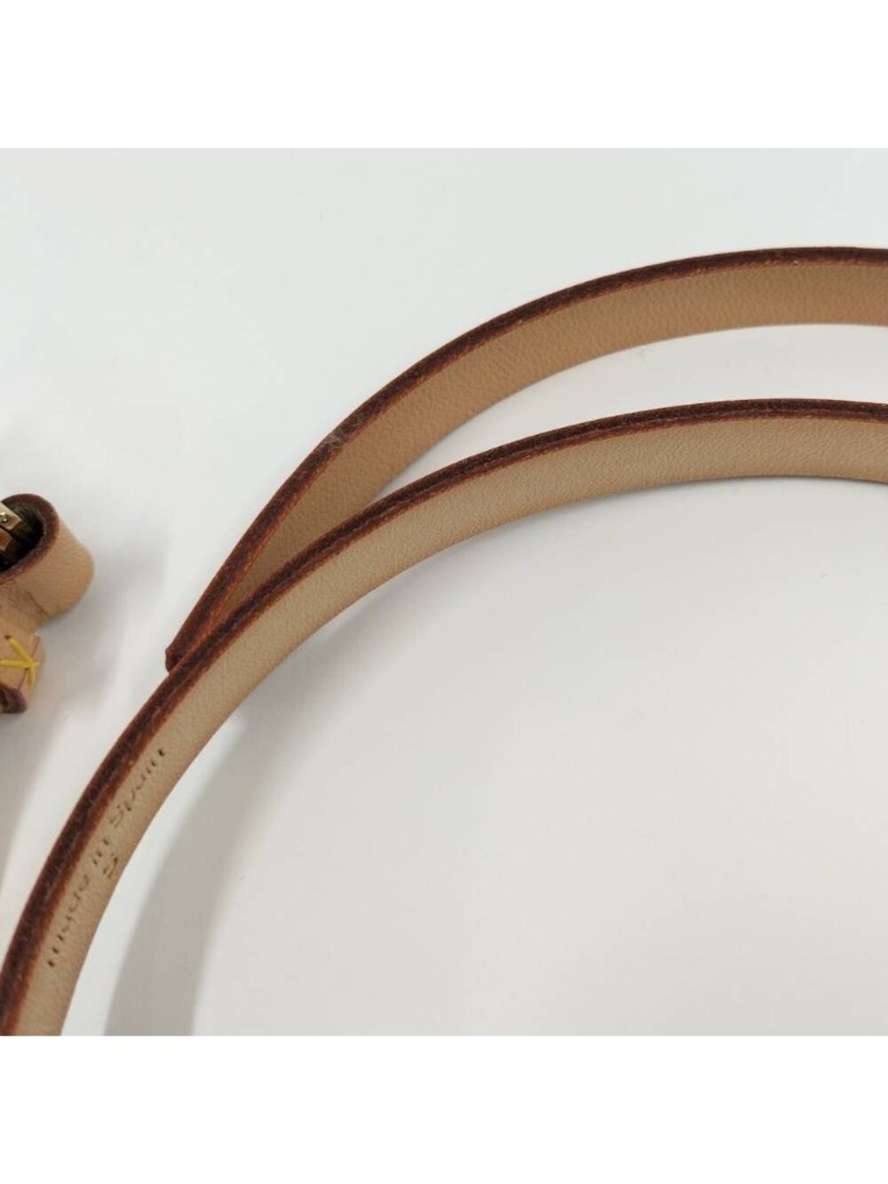 Louis Vuitton Ceinture Belt S Leather Beige - Picture 5 of 8